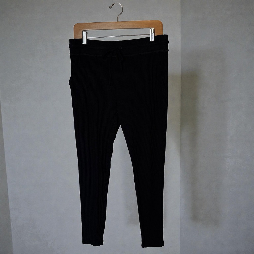 Beyond Yoga Your Line Midi Sweatpant Joggers Black Leggings sz Medium
